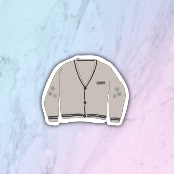 NEW Folklore Taylor Swift Cardigan Vinyl Die Cut Sticker | Etsy