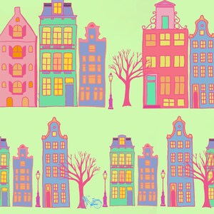 Amsterdam Digital Print - Seamless Pattern 300 DPI PNG