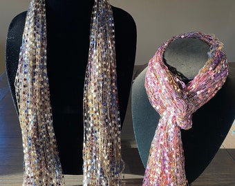 Confetti scarf necklace deals