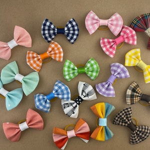 Dog Hair Bows, hair Bows for Dogs, Bows for Dogs, Bow Clips for Dog, Rubber Band Dog Bow, Dog Bow