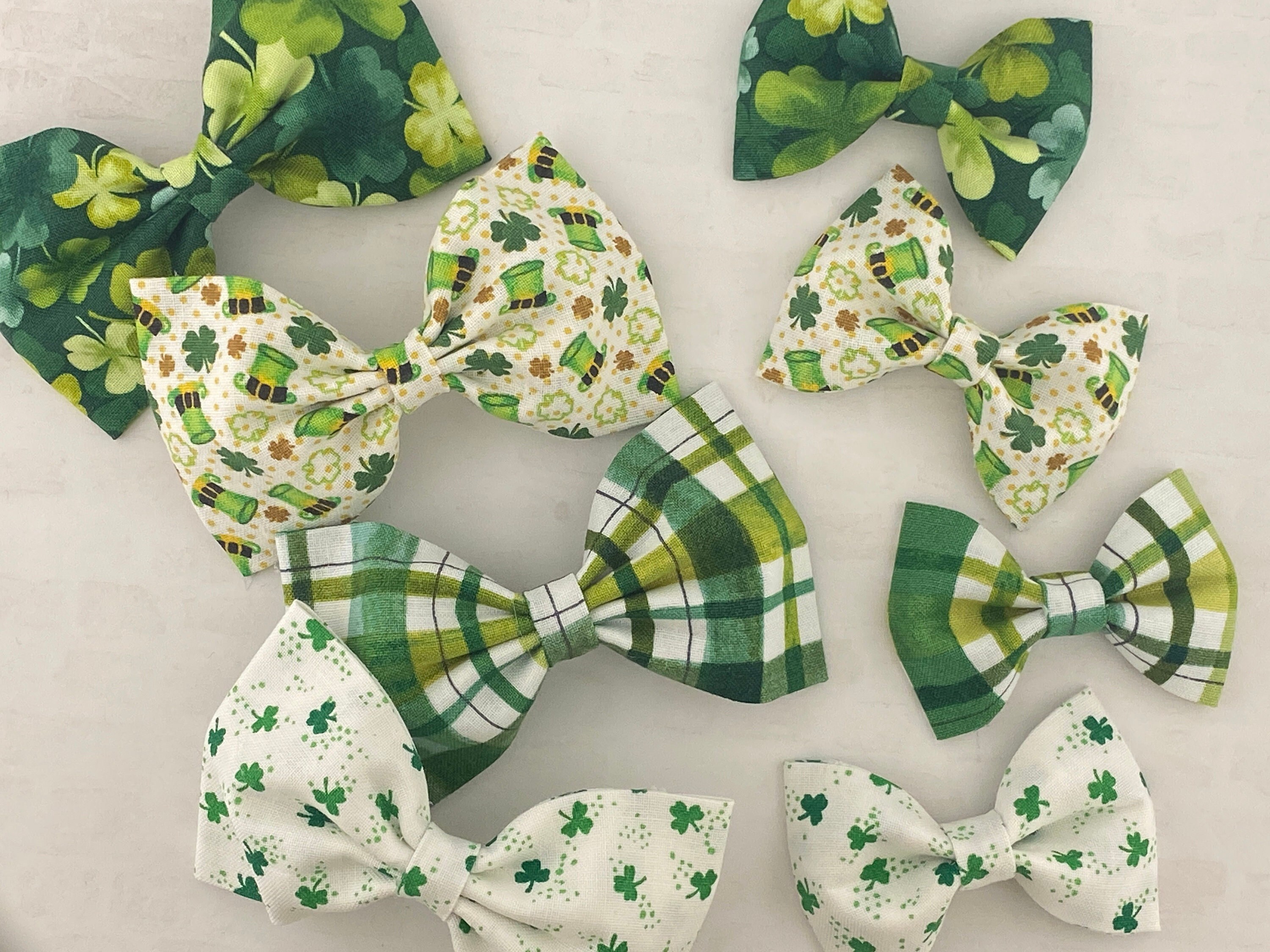 St. Patrick's Day Hair Bow, St. Patrick's Day Bow, Girl Hair Bow, Baby Headband, Toddler Hair Bow, Baby Hair Bow