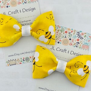 Bumble Bee Hair Bow, Bee Hair Clip, Bee Headband, Bee Pigtail Bow, Bee Headband, Bee Ponytail Bow, Baby hair Bow, Girl Hair Bow, Bee Clip