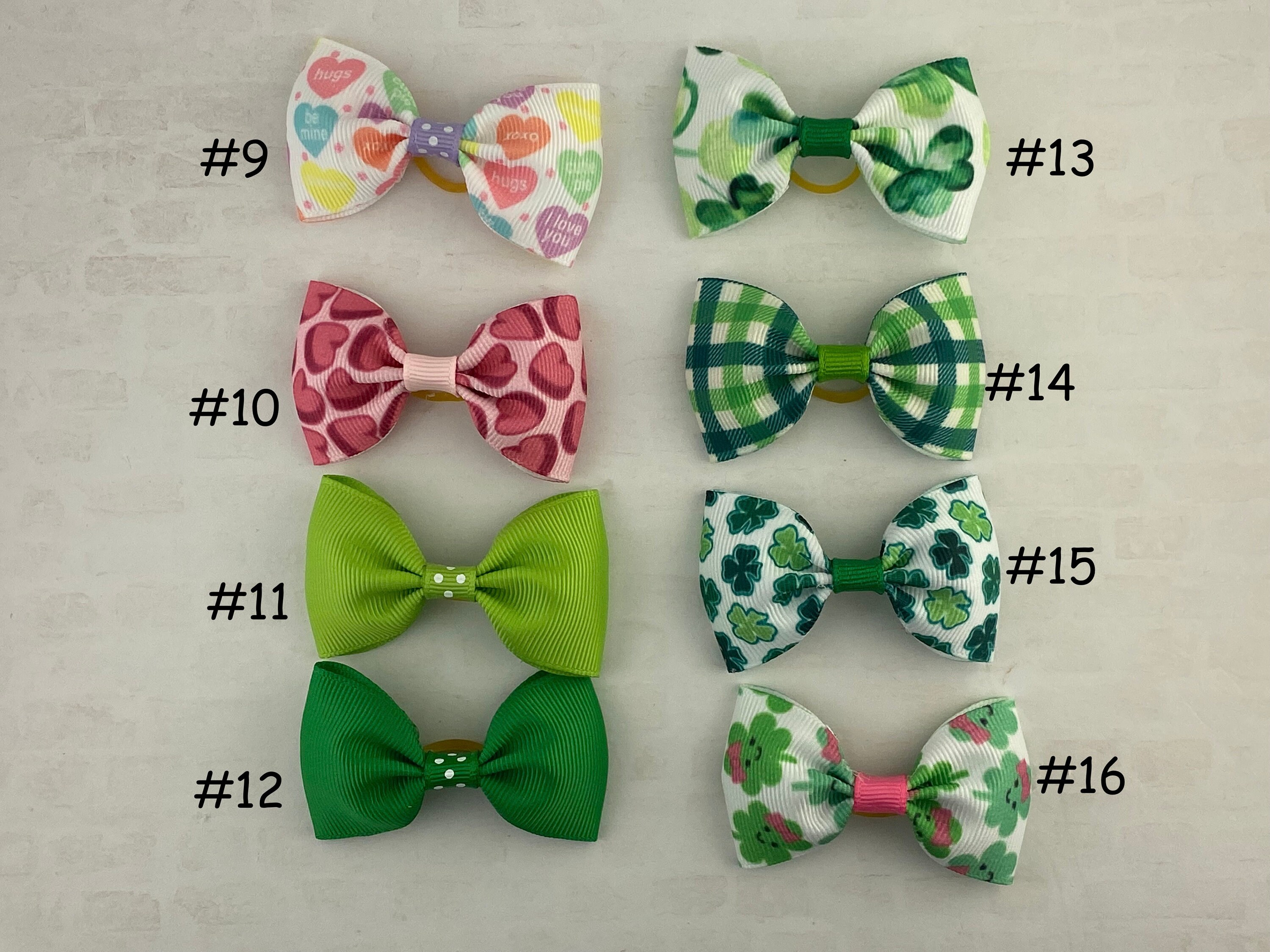 Dog Hair Bow Hair Bow for Dog Rubber Bend Dog Bow Dog Bow Etsy