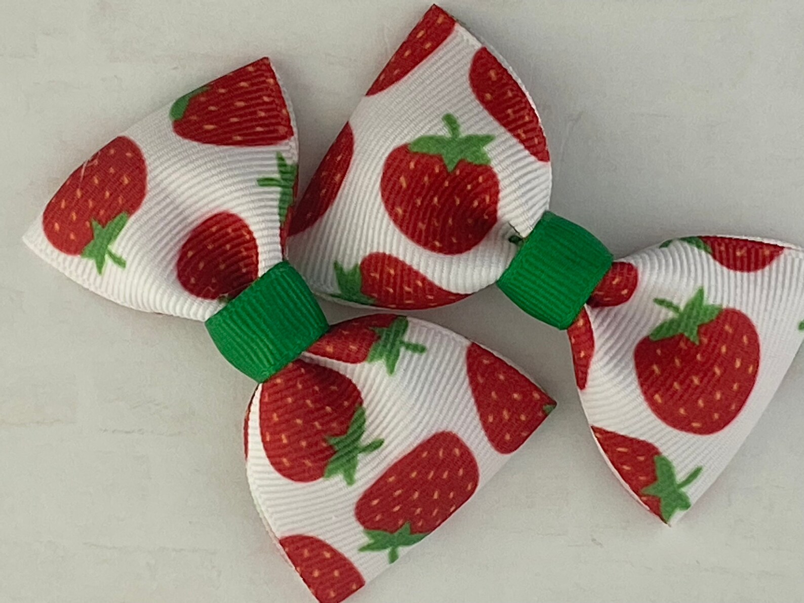 Strawberry Hair Bow main image 1
