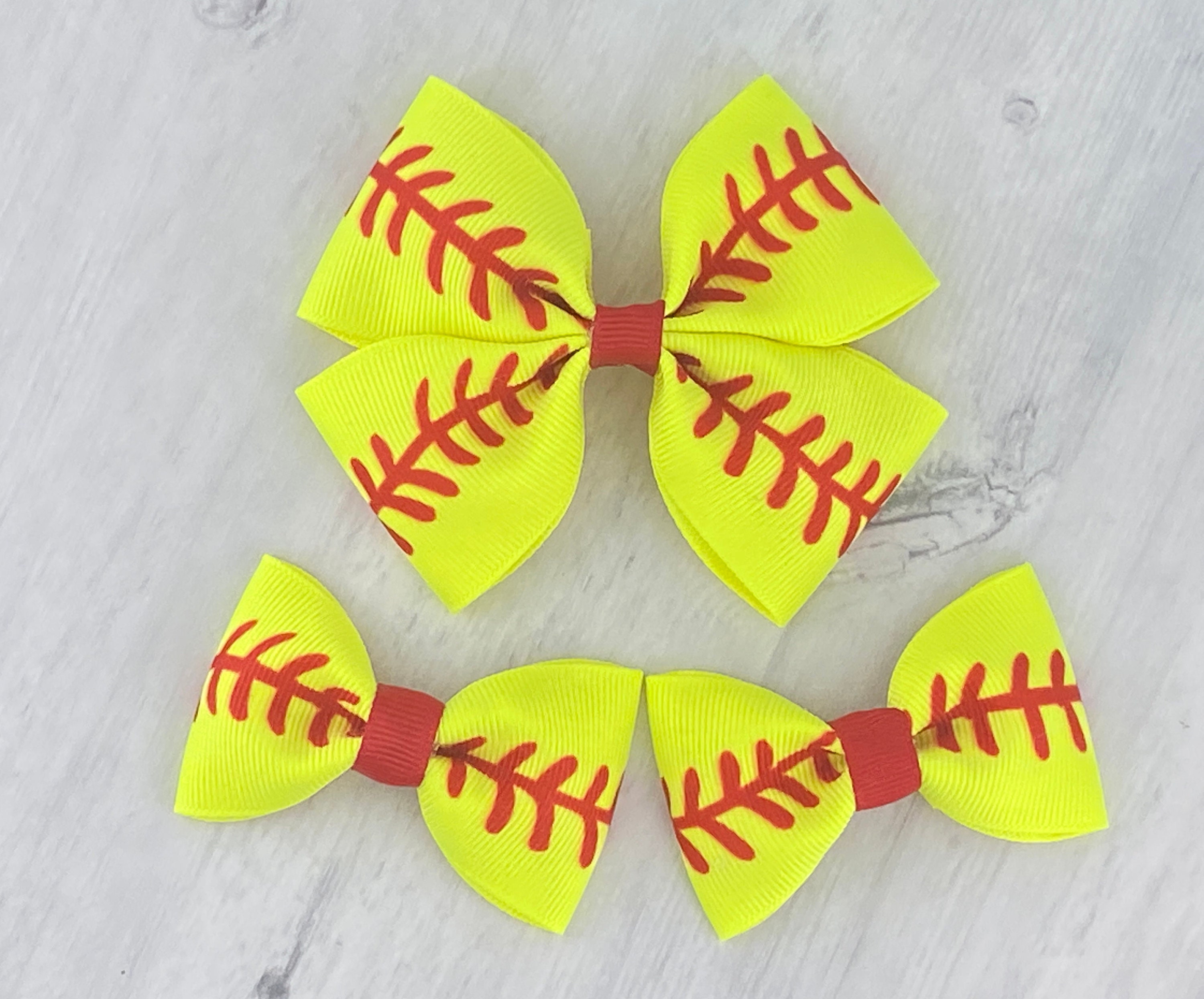 Titanium Sport Accessories 12 pcs Jaune Softball Bandeau Respirant  Élastique Balle Impression Tête Wrap Cheveux Bandana Entraînement Réglable