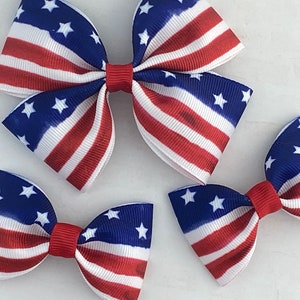 4th of July Hair Bow, Patriotic Hair Bow, 4th of July Bow, Toddler Hair Bows, Girl Hair Bows, Baby Hair Bows