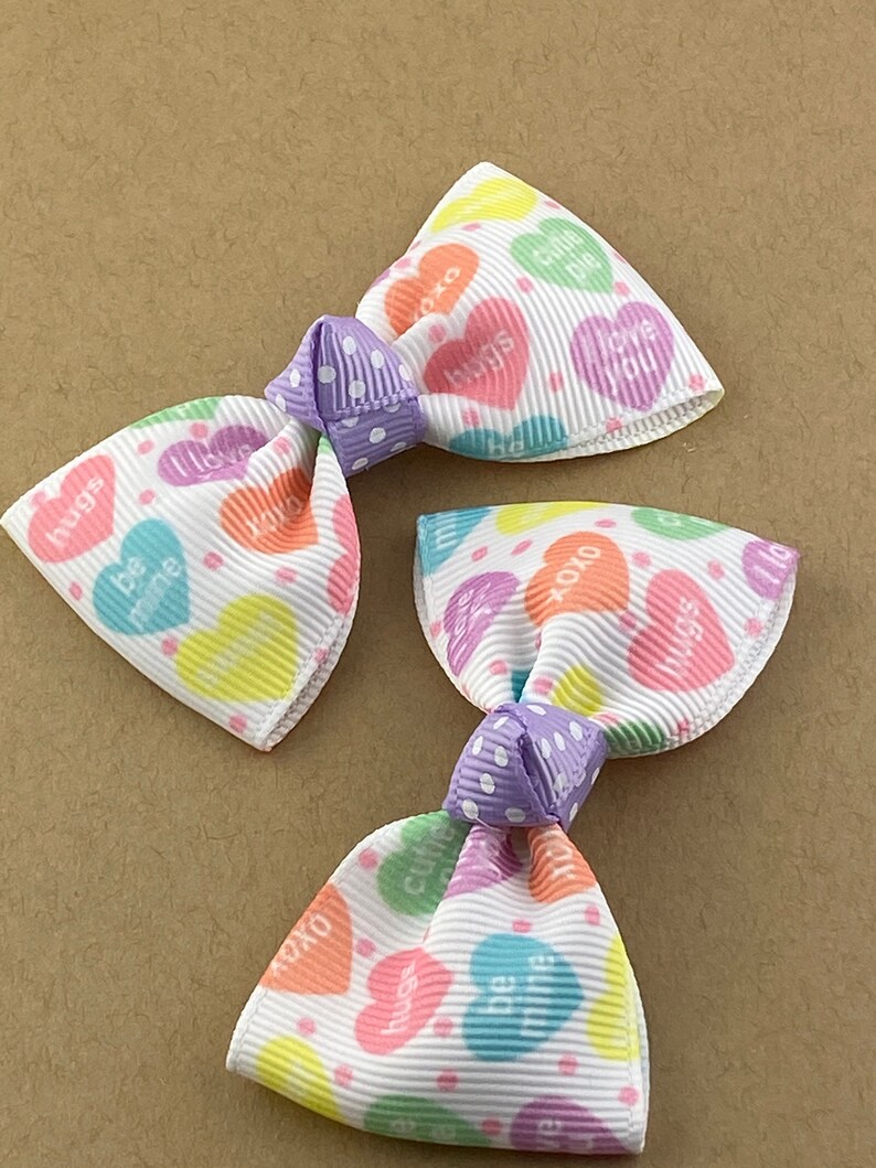 Sweetheart Hair Bow Sweetheart Hair Clip XOXO bow I Love You Hair Bow Sweetheart Valentine\u2019s Day Hair Clip Valentine/'s Hair Clip