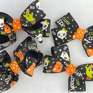Halloween Hair Clip, Halloween Hair Bow, Halloween Bow, Girl Hair Bow, Toddler Hair Bow, Baby Hair Bow
