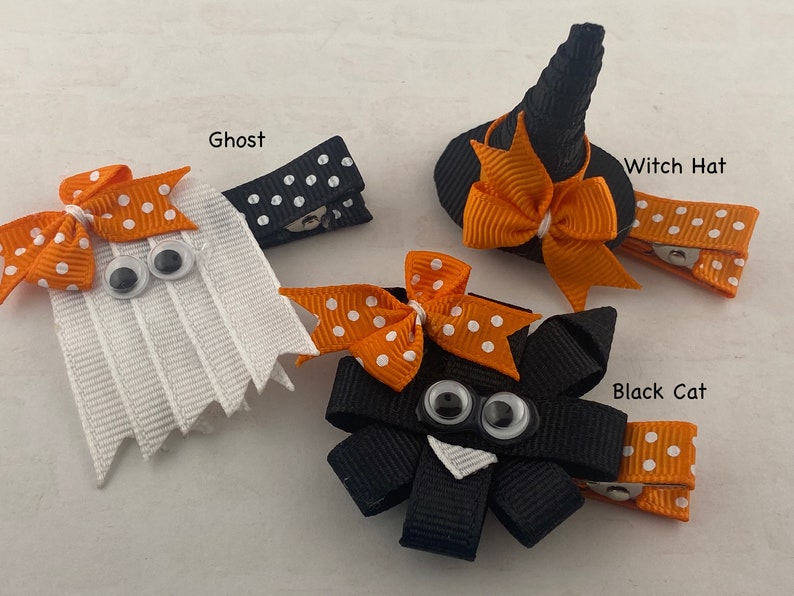 Ribbon Sculpture Hair Clip, Animal Hair Clip, Girl Hair Clip, Toddler Hair Clip, Birthday Party Favors image 9