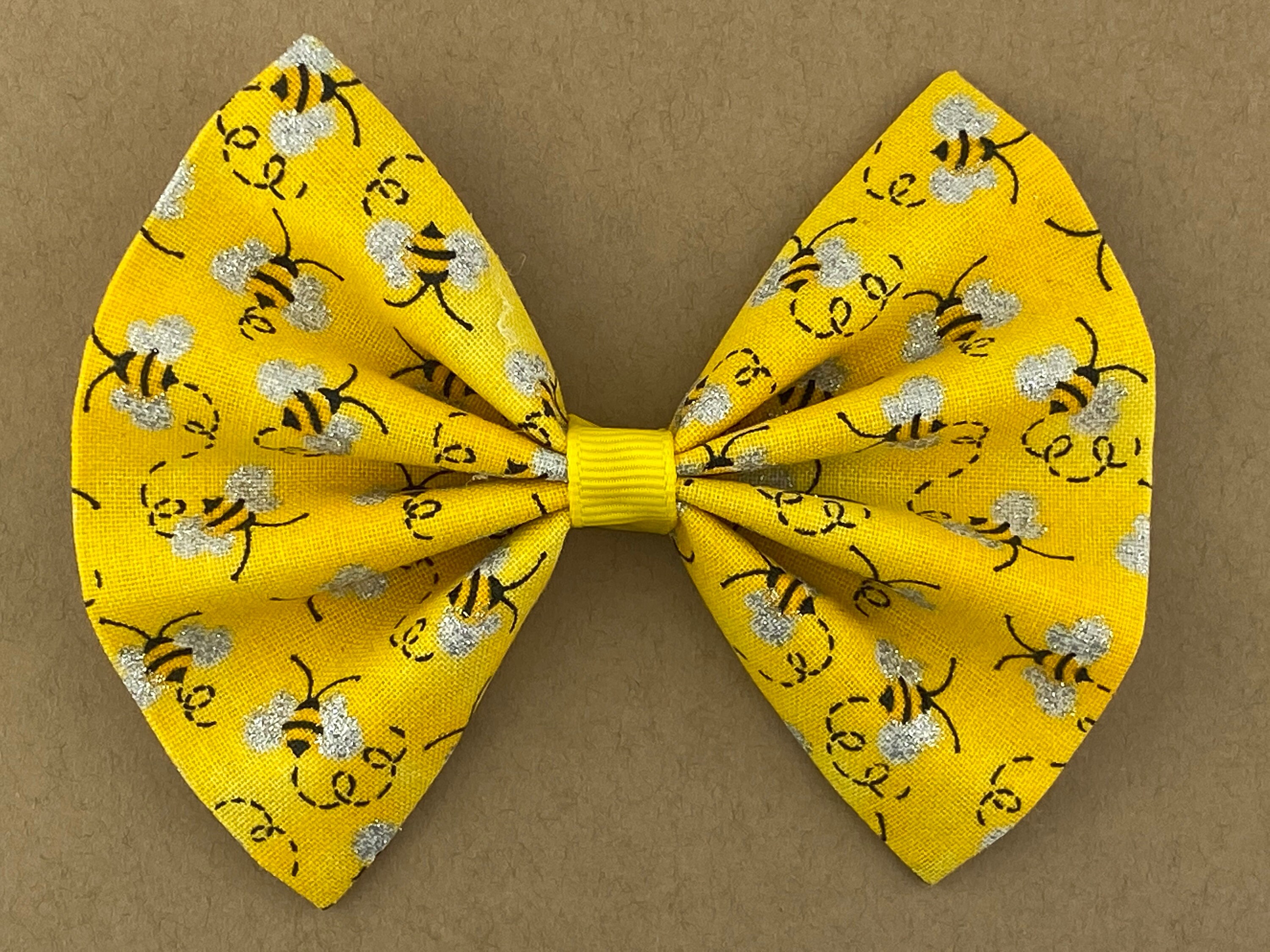 Bumble Bee Bow Honey Bee Bow Yellow Bee Bow Toddler Bow Etsy