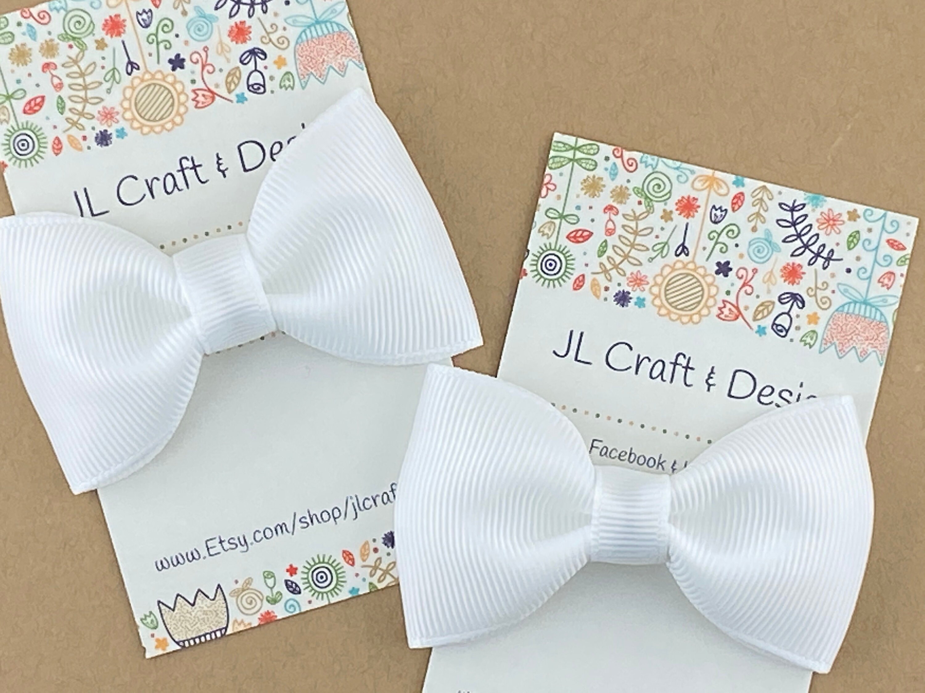 White Hair Bow White Bow White Baby Headband Wedding Baby - Etsy