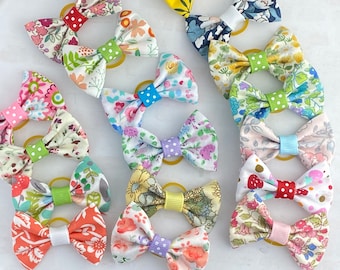 Dog Hair Bow, 2" Dog Bow, Hair Bow for Dogs, Clips for Dog, Rubber Band Clip for Dog, Alligator Clip for Dogs