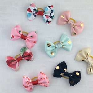 Dog Hair Bows, Hair Bow for Dogs, Rubber Band Dog Hair Bows, Bows for Dogs, Bow Clips for Dog