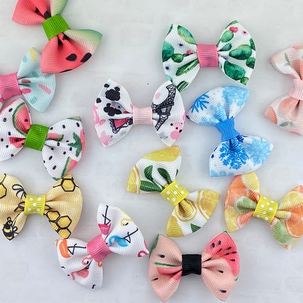 Dog Hair Bows, Hair Bow for Dogs, Rubber Band Dog Hair Bows, Bows for Dogs, Bow Clips for Dog, Baby Clip