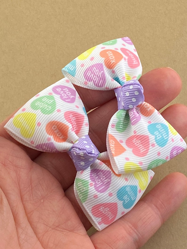Sweetheart Hair Bow Sweetheart Hair Clip XOXO bow I Love You Hair Bow Sweetheart Valentine\u2019s Day Hair Clip Valentine/'s Hair Clip