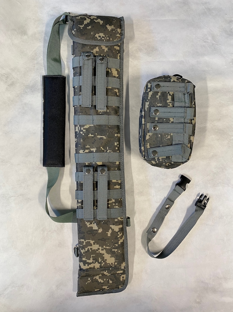 Tactical Sports Bag with MOLLE Technology with MOLLE Pouch Jungle Camouflauge image 3