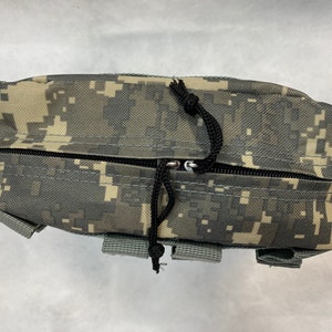 Tactical MOLLE Pouch Military Camouflage/ Stealth Black image 3