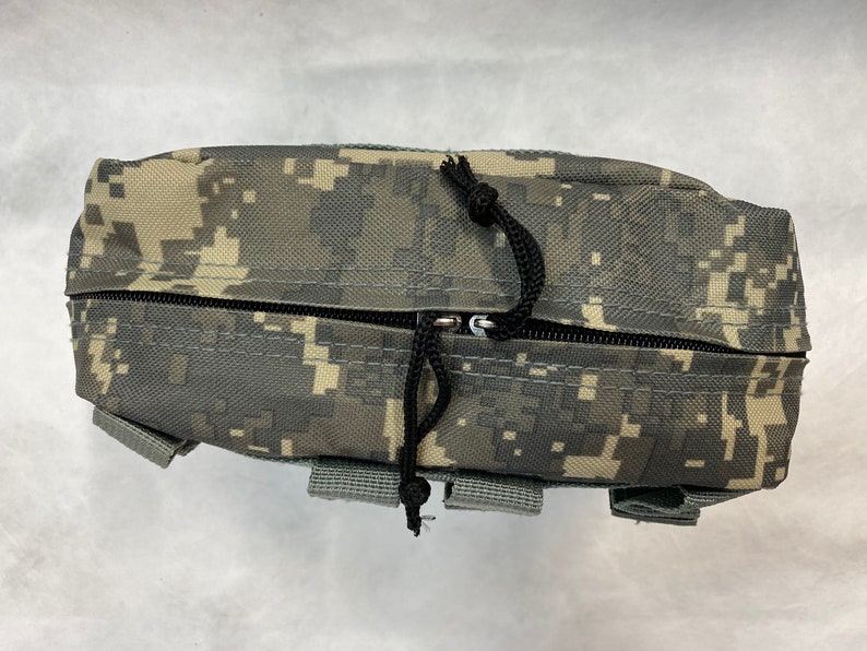 Tactical MOLLE Pouch Military Camouflage/ Stealth Black image 3