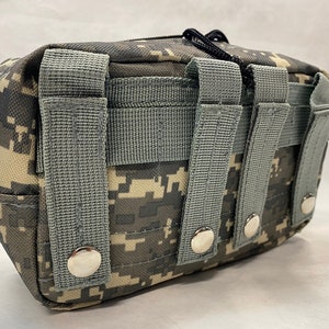 Tactical MOLLE Pouch Military Camouflage/ Stealth Black Camouflage