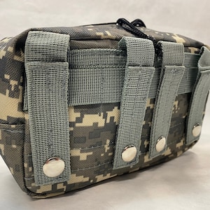 Tactical MOLLE Pouch Military Camouflage/ Stealth Black Camouflage