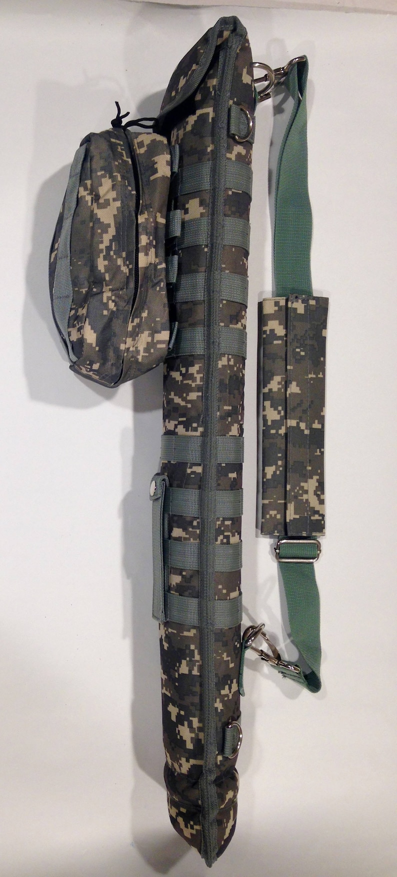 Tactical Sports Bag with MOLLE Technology with MOLLE Pouch Jungle Camouflauge image 2