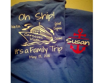 Oh Ship Cruise Shirt, Cruise Shirt, Personalized Cruise shirt, Group Cruise shirt, Custom Cruise Shirt, Family Cruise Shirt