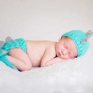 Newborn Dinosaur | Baby Dinosaur | Photography Props | Dinosaur Outfit