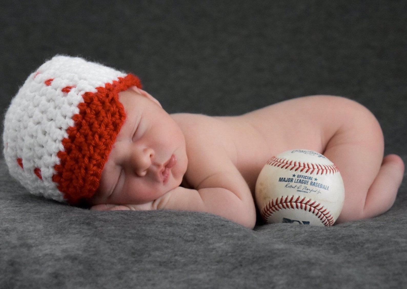 Newborn Baby Baseball Hat Baby Baseball Cap Photography Etsy