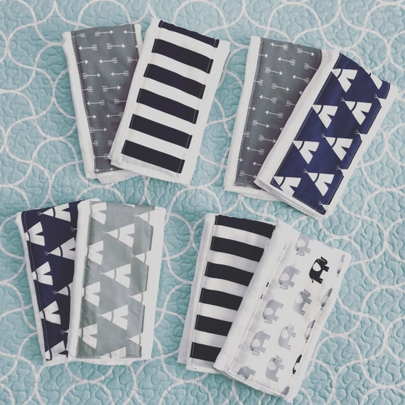 baby boy burp cloths