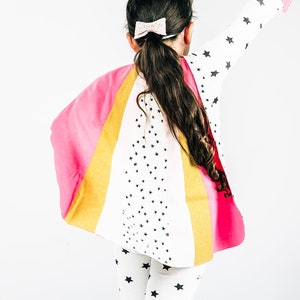 Kids Superhero Cape, Gifts for Kids Under 50, Pink Superhero Cape, Superhero Set, Girls Superhero Cape, Organic Superhero Cape