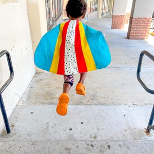 Kids Superhero Cape, Gifts for Kids Under 50, Boys Superhero Cape, Superhero Set, Girls Superhero Cape, Organic Superhero Cape image 7