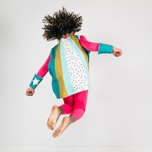 Kids Superhero Cape, Gifts for Kids Under 50, Rainbow Superhero Cape, Superhero Set, Girls Superhero Cape, Organic Superhero Cape