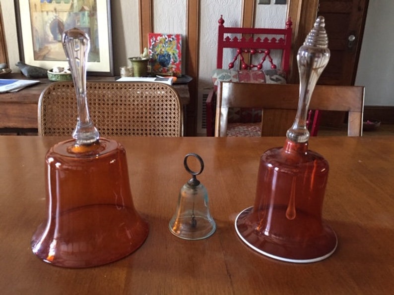 Three Venetian Glass Bells