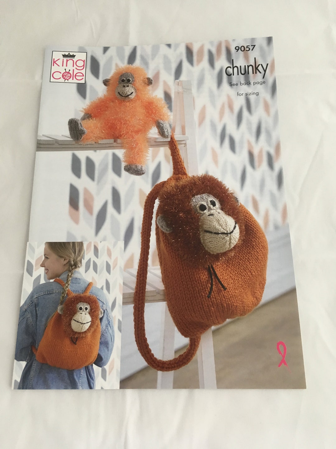 Orangutan Knitting Pattern 9057 Toy Pattern in 2 Options Etsy UK