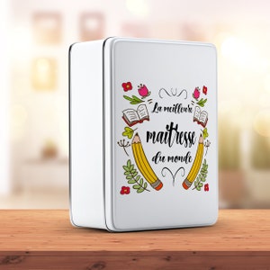 SB04 Best Mistress personalized metal box, customizable sugar box, personalized souvenir box, personalized cake box