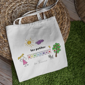 SB11 Tote Bag Les Petites Affaires à personnaliser, tote bag enfant, cadeau personnalisé, sac personnalisable, sac enfant