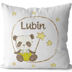 Coussin Personnalisé "Dessin Petite Fille" 40x40cm - Pour Sieste, Crèche, Maternelle, Déco Chambre