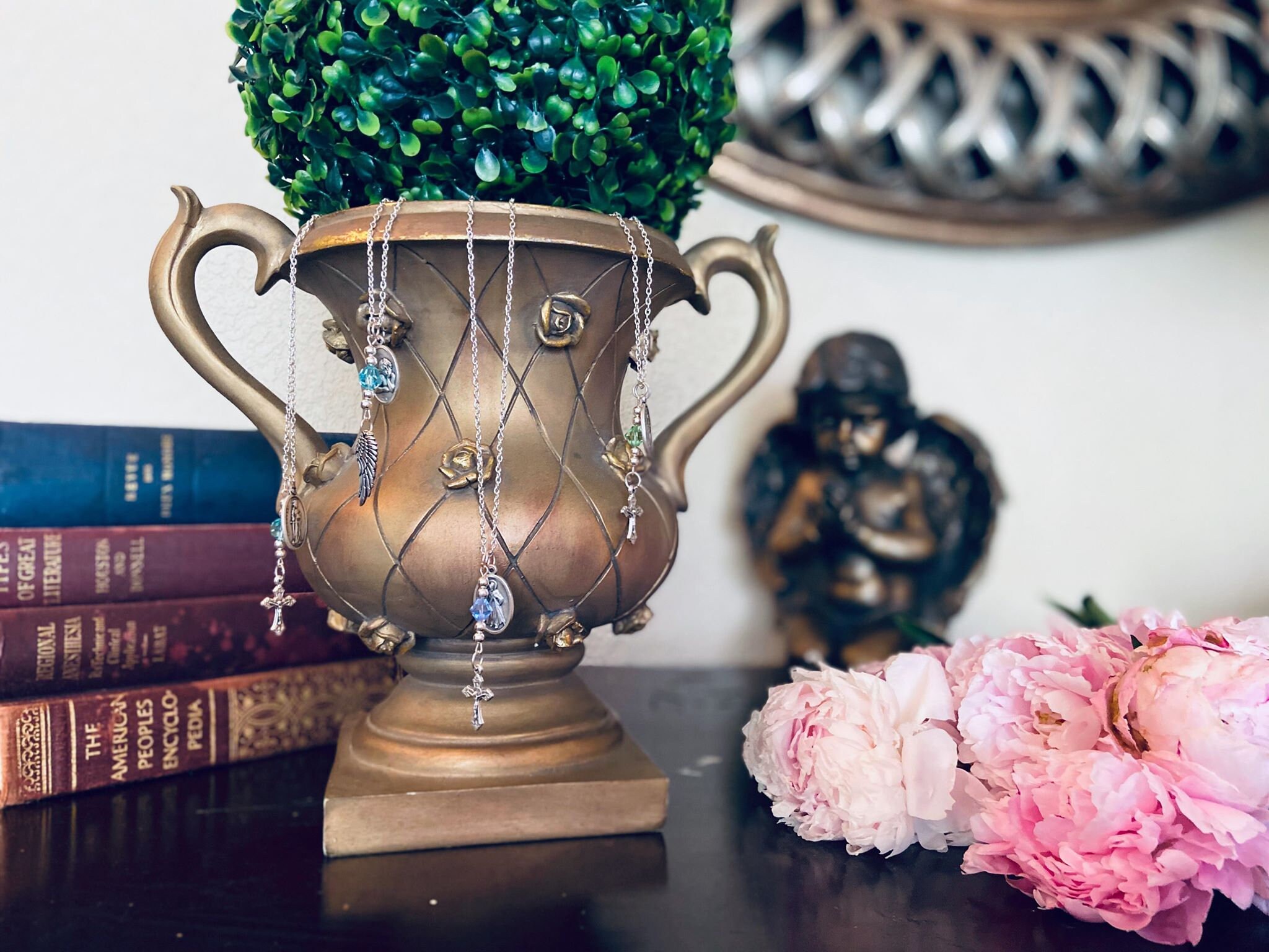 St. Raphael the Archangel Saint Medal Metal Necklace, Catholic Gift ...