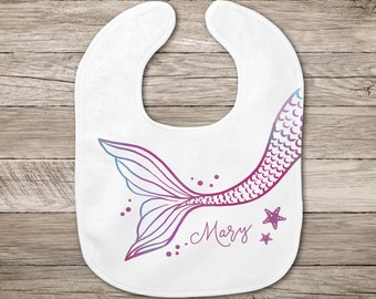 mermaid bib