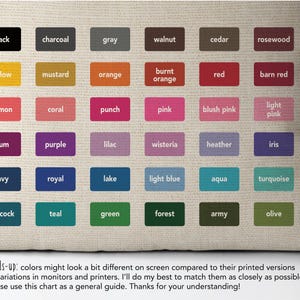 a pillow that has a bunch of colors on it