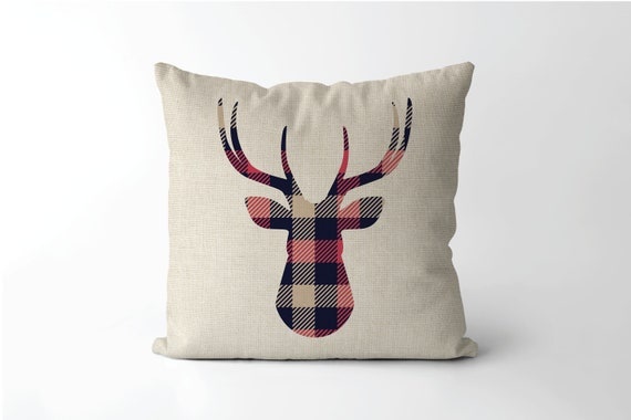 deer head pillows