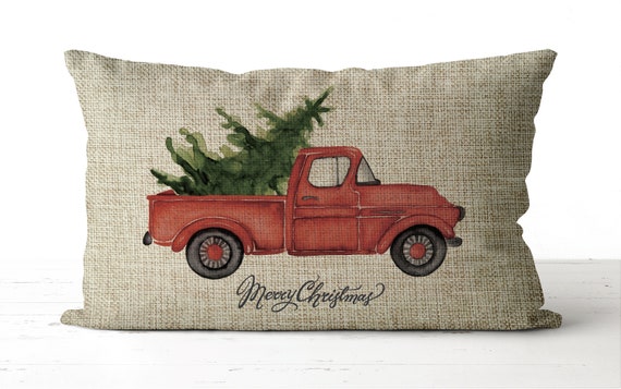 vintage truck pillows
