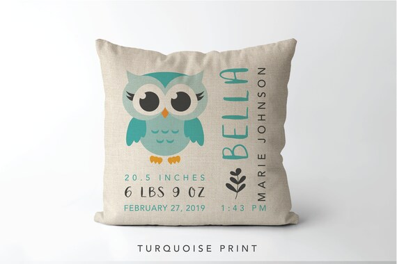 owl baby pillow
