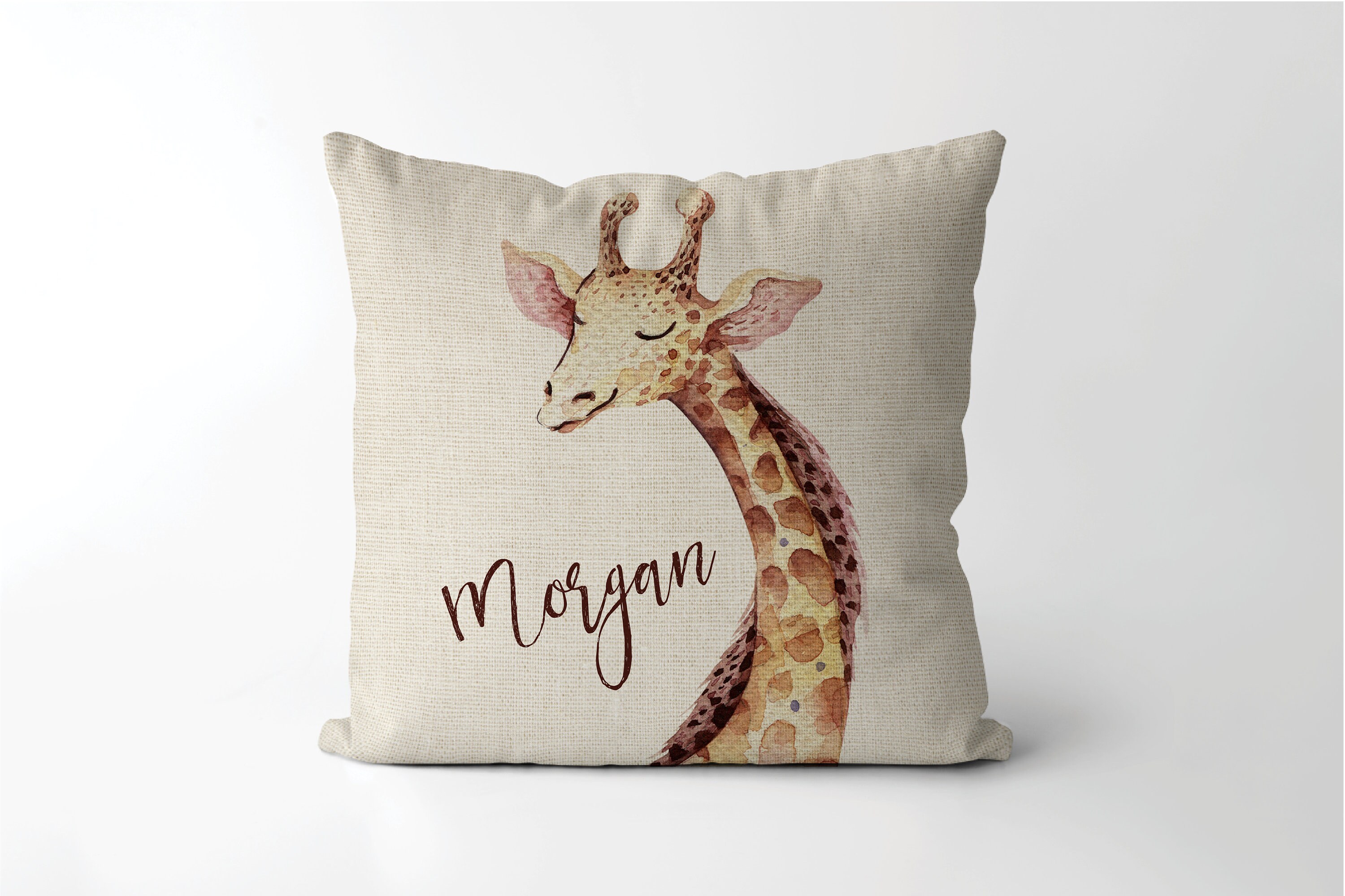 giraffe pillow