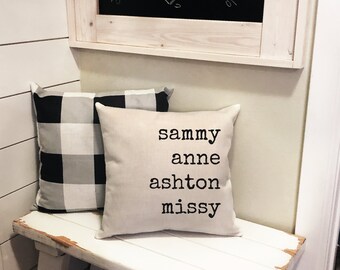 Personalised Love 4 Large Cushion New Home Marriage Family Name GIft Personalised Love 4 Large Cushion New Home Marriage Family Name GIft