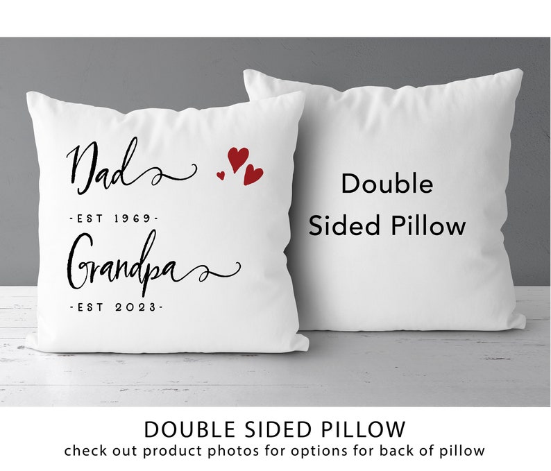 Mom, Grandma Established pillow Pregnancy Announcement Grandmother Gift Pregnancy Reveal New Grandma Gift image 2