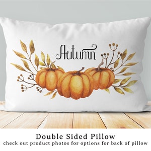 Autumn Pumpkins pillow | thanksgiving decor | fall decor | fall pillow | lumbar | autumn decor | autumn pillow | halloween