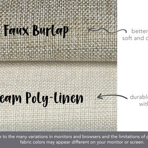 a diagram of fabric options for a curtain