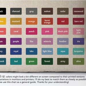 a pillow that has a bunch of colors on it