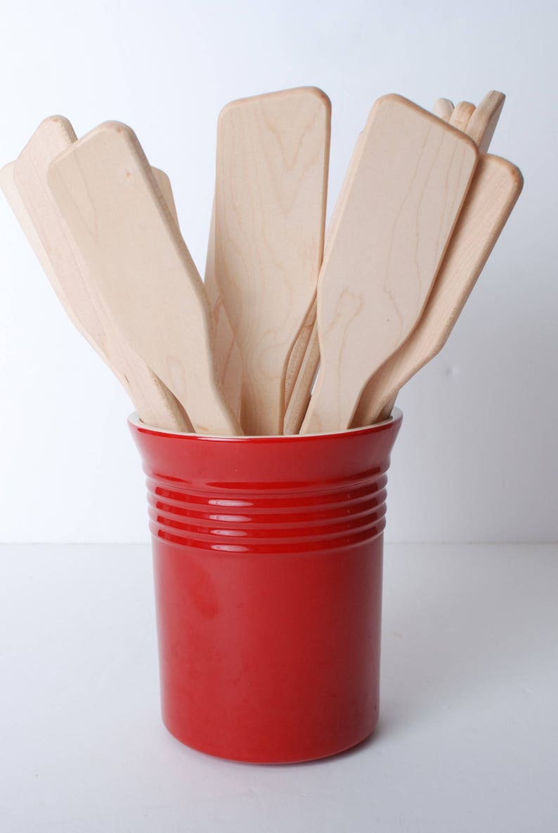 Free Shippingmade in USA Wooden Spoon Maple Stirring Utensil Etsy